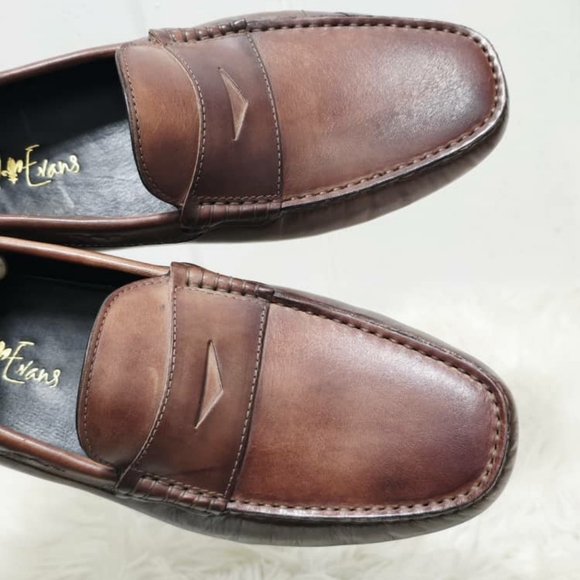 Paul Evans McQueen Driving Loafer Marrone Men's Size 9.5 NWOT✌️ - Picture 3 of 9